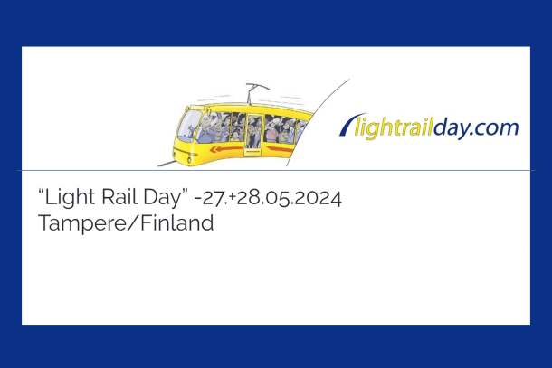 Join us at “Light Rail Day” in Finland