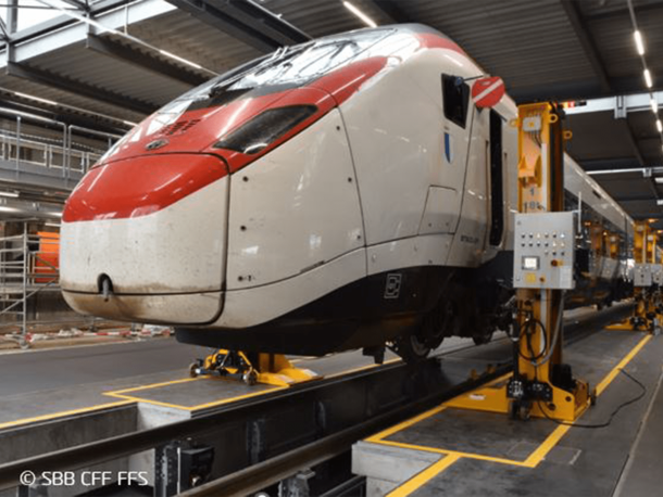 Optimisation of the bogie removal/installation process in a maintenance shop of the Swiss Federal Railways