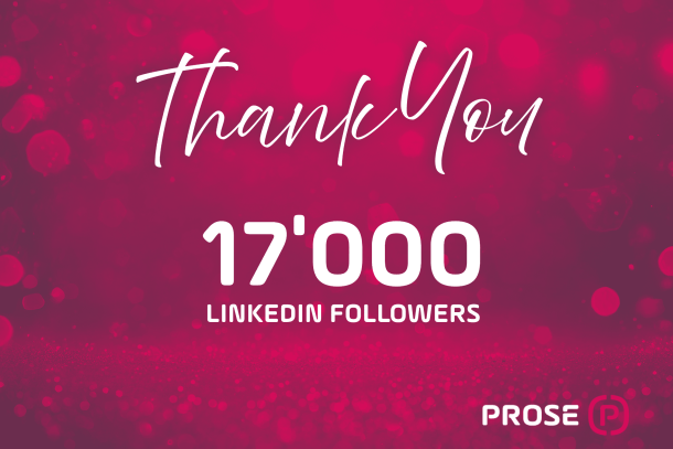 We just hit 17’000 followers on LinkedIn!